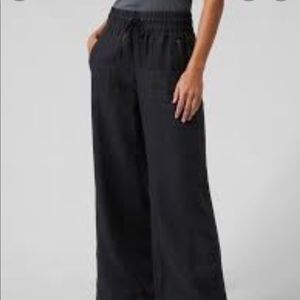 Athleta Cabo wide leg linen pants - Sz 6